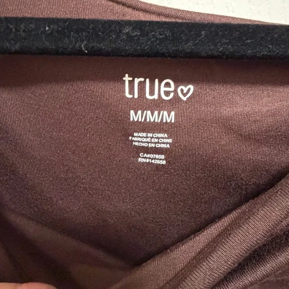 True & Co. Chocolate One-Shoulder Dress - Picture 3 of 3